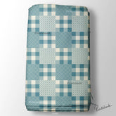 Wholesale Checks Printed Fabric in Surat